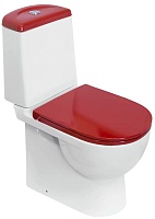Sanita Luxe Унитаз-компакт Best Color Red 437051 с микролифтом