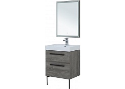 Aquanet Тумба с раковиной Nova 60 дуб рошелье – фотография-6