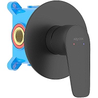 Aquatek Смеситель для душа и ванны Бетта AQ1166MB матовый черный