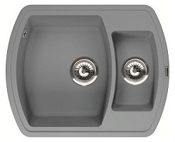 Florentina Мойка гранитная Нире 630 К грей – фотография-1