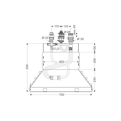 Hansgrohe Смеситель 13437180 скрытая часть – фотография-2