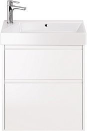 Dreja Тумба под раковину Slim 65 подвесная белая – фотография-1