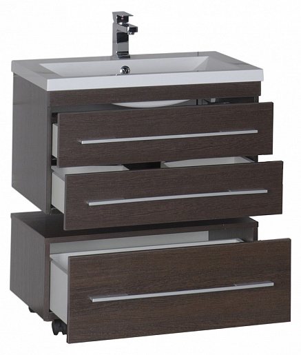 Aquanet Тумба подкатная "Нота 75" венге – фотография-6