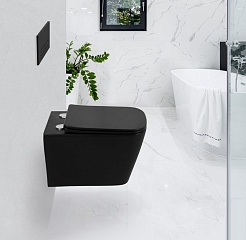 BelBagno Унитаз подвесной Ardente-C BB3202CHR-MB – фотография-8