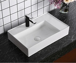 Ceruttispa Раковина накладная 60.5 CR0017 белая – фотография-2