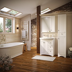 Runo Зеркало-шкаф для ванной Мерида 70 – фотография-2