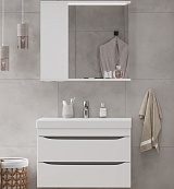 Volna Мебель для ванной Lake 80.2Y L подвесная белая