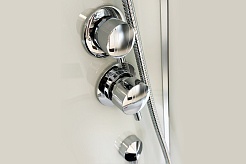 Royal Bath Душевая кабина FATO RB 90HK-M-CH 90x90 стекло рифленое профиль хром – фотография-7