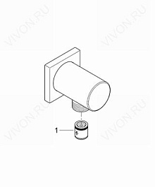 Grohe Шланговое подключение "Rainshower 27076000" – фотография-3