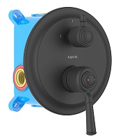 Aquatek Смеситель для душа и ванны Классик AQ1546MB матовый чёрный