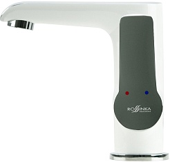 Rossinka Смеситель для раковины W35-11 белый/хром – фотография-2