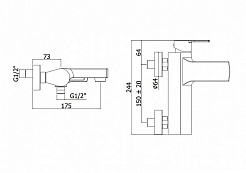 Paffoni Смеситель для ванны с душем Ringo RIN022BO – фотография-2