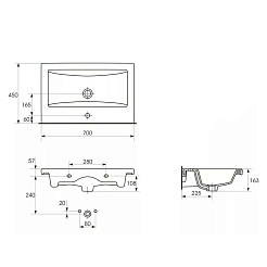 Owl 1975 Мебель для ванной Vind stor 70 – фотография-10