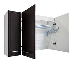 Водолей Мебель для ванной 110 с раковиной под стиральную машину – фотография-5