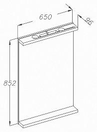 Opadiris Мебель для ванной "Карла 85" орех – фотография-7