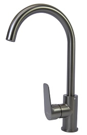 Mixline Смеситель для кухни 35k ML14-032GR графит – фотография-1