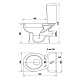 Керамин Унитаз-компакт Гранд с мягким сиденьем, двойной спуск – фотография-6