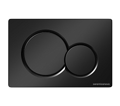 Ceramicanova Кнопка смыва Balance Circle CN12-003MB чёрный матовый – фотография-1