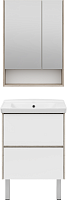 Misty Мебель для ванной Мускат 60 дуб галифакс белый/белая