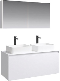 Aqwella Тумба с раковиной Mobi 120 белый – фотография-2