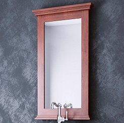 Opadiris Зеркало для ванной Палермо 50 орех – фотография-1