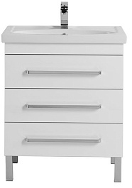 Aquanet Мебель для ванной "Сиена 70" белая напольная (196502) – фотография-5