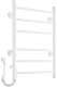 Domoterm Полотенцесушитель электрический Аврора DMT 109-6 40x60 БЕЛ EK L белый – фотография-6