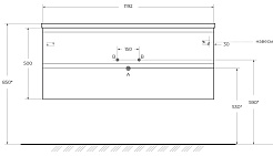 BelBagno Тумба под раковину Albano 120 подвесная Rovere Nature Grigio – фотография-8