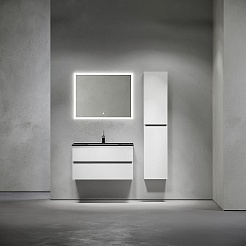 Sancos Тумба с раковиной Urban 90 белый глянец раковина Element 91 CN7002MB – фотография-7