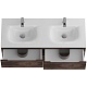 BelBagno Тумба с раковиной Etna 120 с 4 ящиками подвесная Rovere Moro – фотография-24