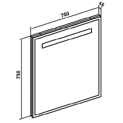Runo Мебель для ванной Верона 75 – фотография-9