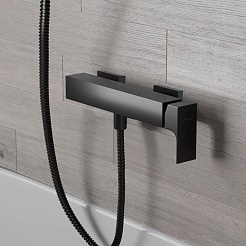 Paini Смеситель для душа Grazia 21PZ511 брашированный чёрный – фотография-2