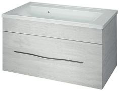 Какса-а Тумба для умывальника Кристалл 80 белая