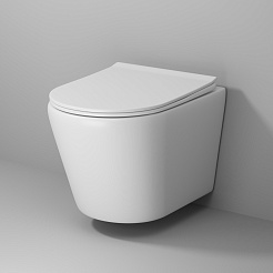 Grossman Унитаз подвесной Fly GR-4478MS белый матовый – фотография-5