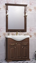 Opadiris Мебель для ванной Риспекто 80 орех антикварный – фотография-1