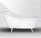 Фэма Чугунная ванна "Beatrice", ножки хром, покрытие RAL, матовое – фотография-14