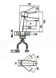 D&K Смеситель "Mosel Rhein DA1262101" для раковины – фотография-2