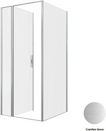 Allen Brau Душевой уголок Priority 90x100 3.31026.BA/3.31047.BA серебро браш – фотография-3