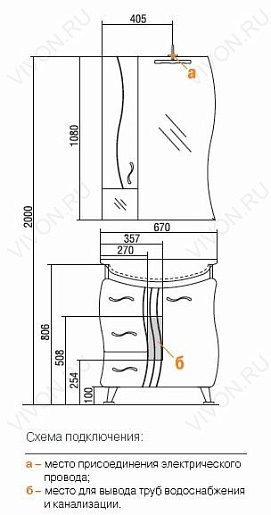 Акватон Светильник S Caja Conexion Andrea – фотография-4