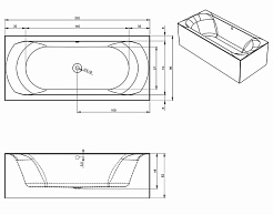 Riho Акриловая ванна LINARES 200 L – фотография-3