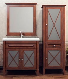 Opadiris Мебель для ванной "Палермо 90" орех – фотография-1