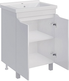 ASB-Mebel Тумба с раковиной Бари 60 2.0 белая – фотография-3