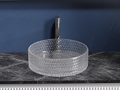 Ceramicanova Мебельная раковина Cristal 36 CN6062 прозрачная – фотография-6