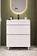 Vivon Тумба с раковиной Atwood 70 напольная белая матовая – фотография-21