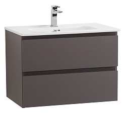 BelBagno Тумба с раковиной Kraft 60 подвесная Темно-Серый матовый с раковиной BB600ETL – фотография-1