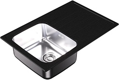 Dr. Gans Мойка кухонная Дуэт 760 черная – фотография-2