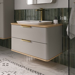 Equil Тумба под раковину Desert 80 подвесная амарок – фотография-3