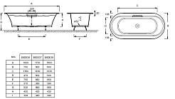 Jacob Delafon Ванна чугунная Volute E6D037-00 170х80 – фотография-2