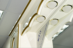 Misty Мебель для ванной Монако 90 L бежевая патина – фотография-11