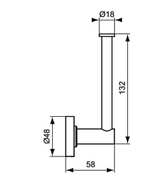 Ideal Standard Держатель для запасных рулонов IOM – фотография-2